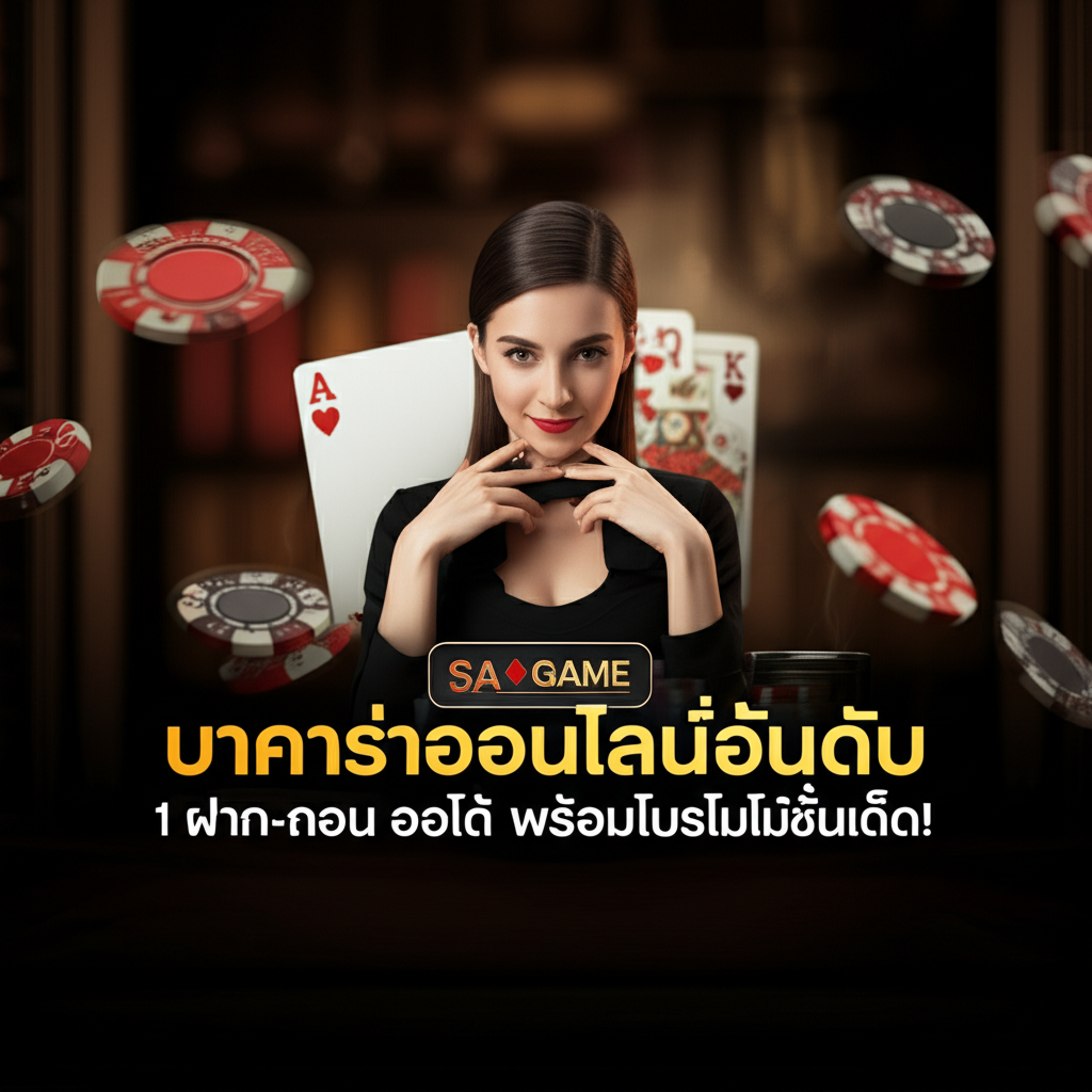 SA GAME บาคาร่าออนไลน์อันดับ 1 ฝาก-ถอน ออโต้ พร้อมโปรโมชั่นเด็ด!